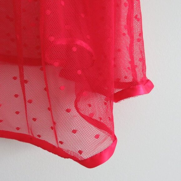 DAISY FUENTES Lace Babydoll Teddy Bra Mesh Negligee Pinup Sexy Y2K - Size M - Picture 4 of 16